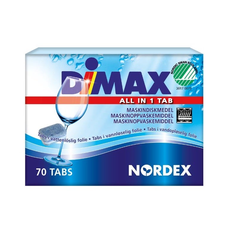 Maskindisktablett Dimax 70 st/krt