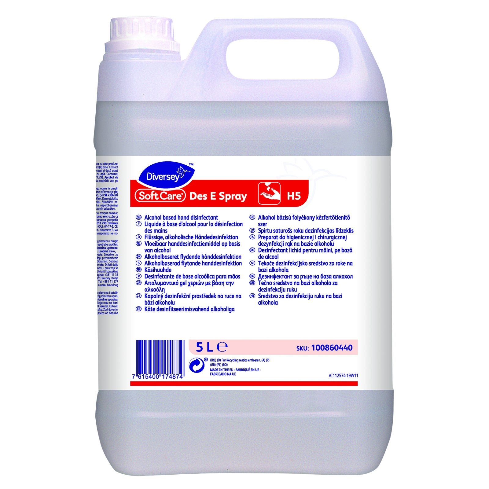 Handdesinfektion Soft Care Des E Spray H5 5L