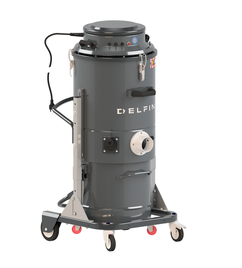 Industridammsugare Delfin DM3 EL 100L 3-Motorer