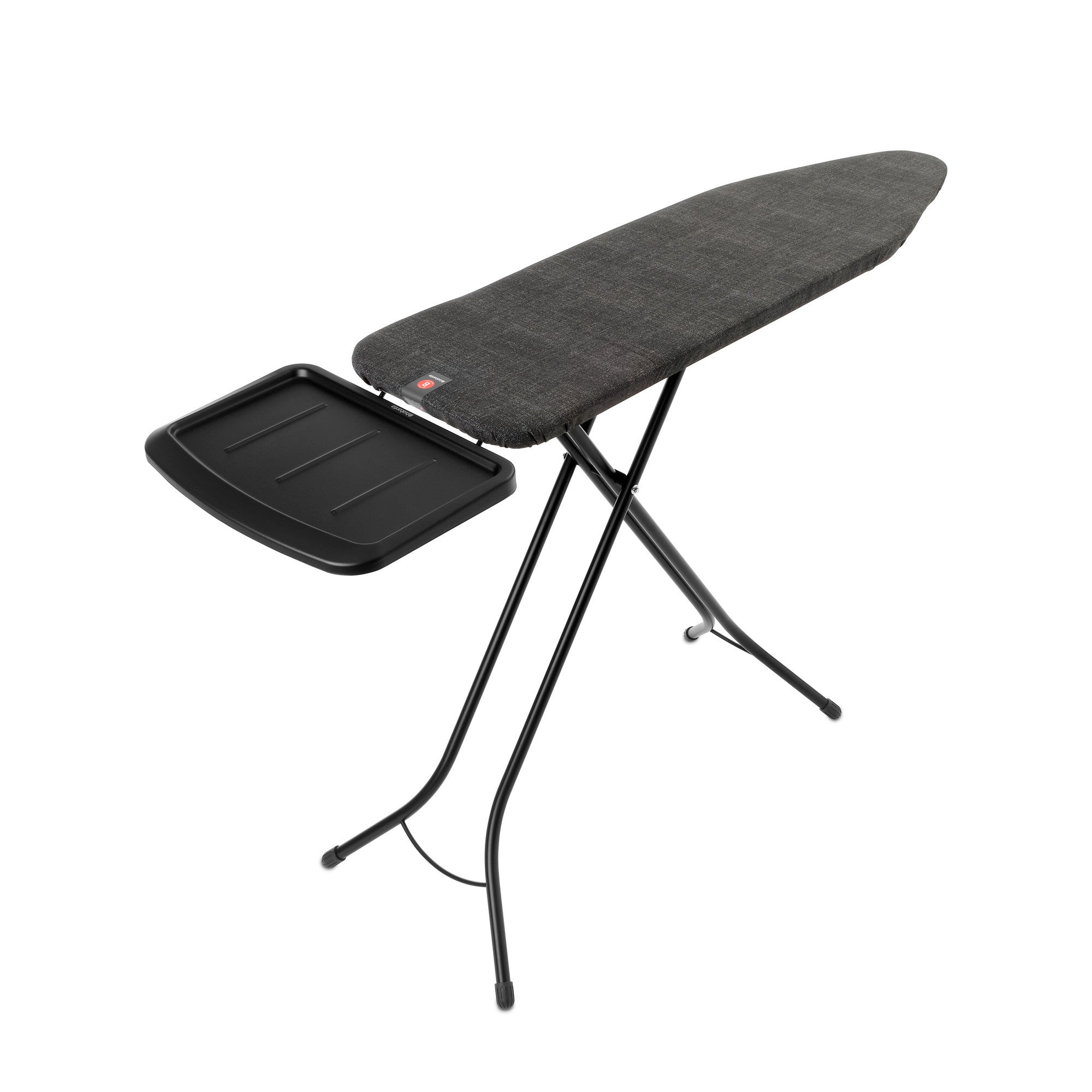 Ångstationshållare Solid 124x38cm 25mm Svart Ram Denim Black