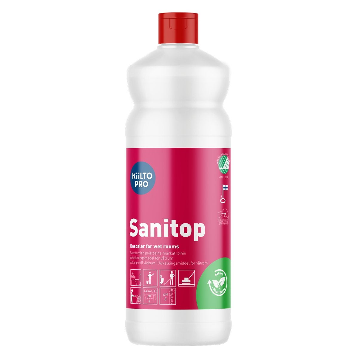 Sanitetsrengöring Kiilto Pro Sanitop Oparfymerad