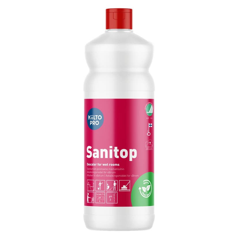 Sanitetsrengöring Kiilto Pro Sanitop Oparfymerad