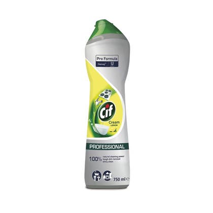 Skurkräm Cif Lemon 750ml