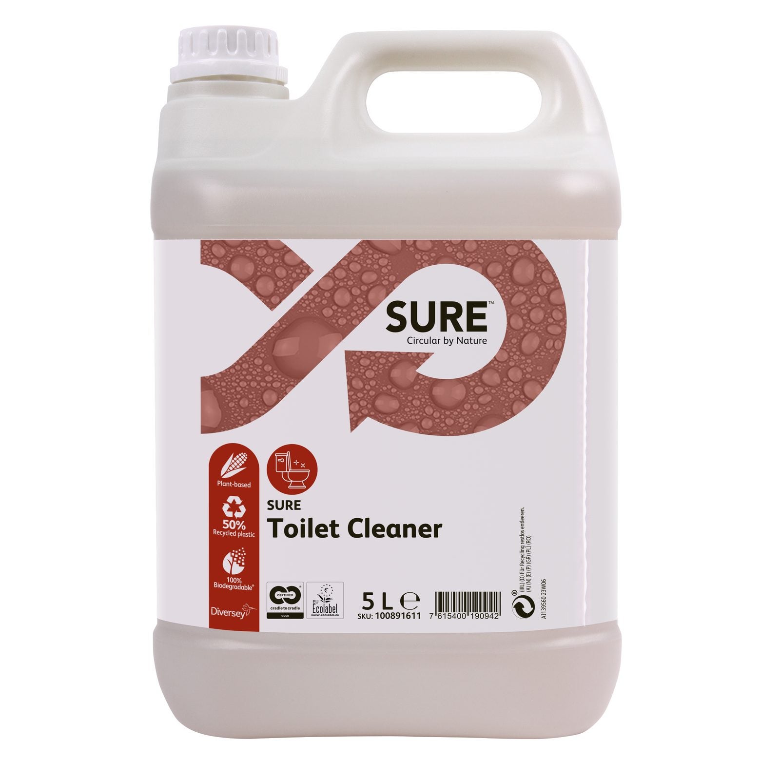 Sanitetsrengöring Sure Toilet Cleaner 5L