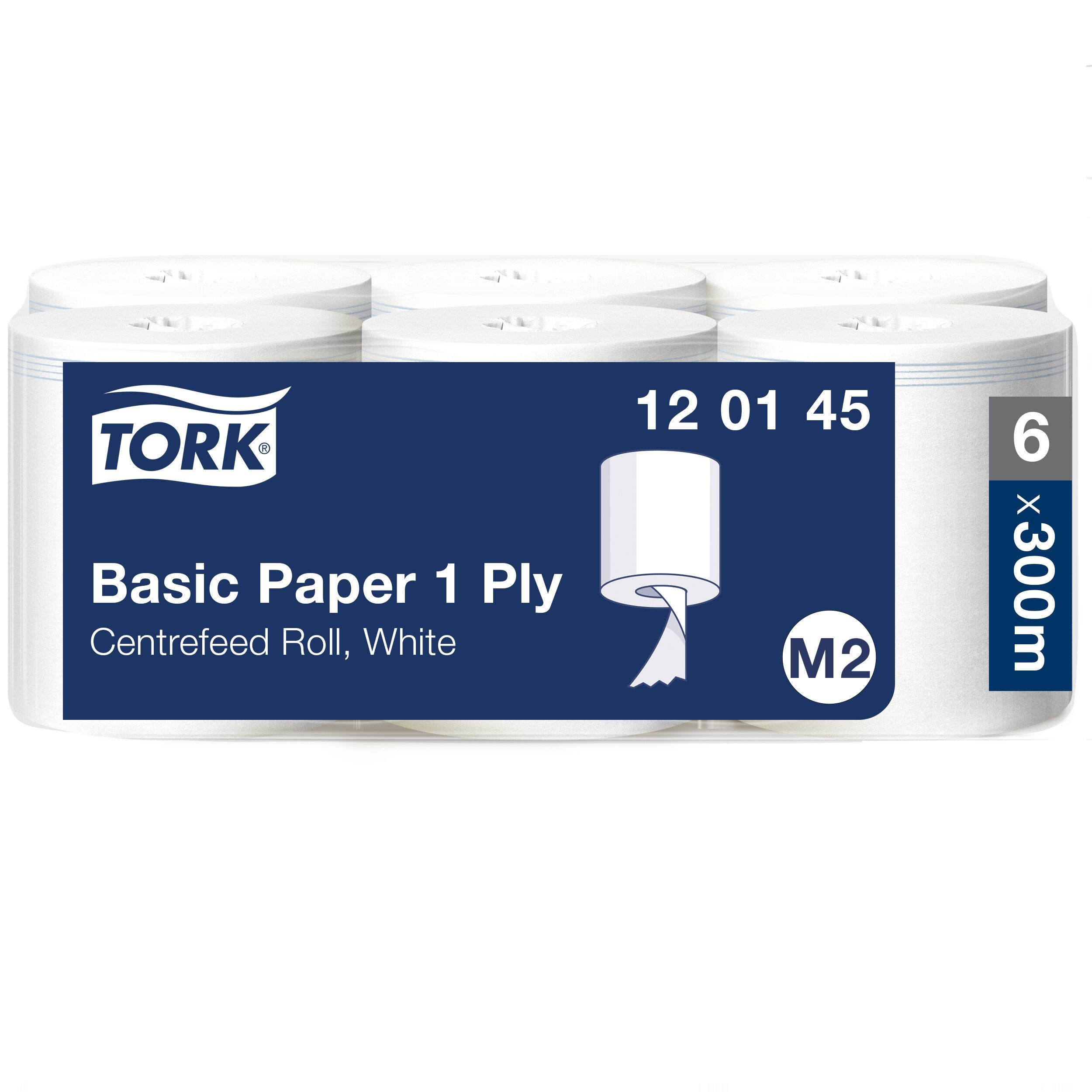 Torkpapper Tork M2 Universal 1-lager 6rl/krt
