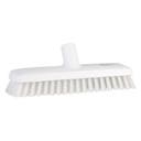 Vikan Golvskrubb m/ vattengenomlöpning, 270 mm, Medium, Vit