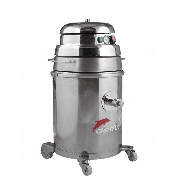 Renrumsdammsugare Delfin LC1100 WD rostfritt stål våtsug