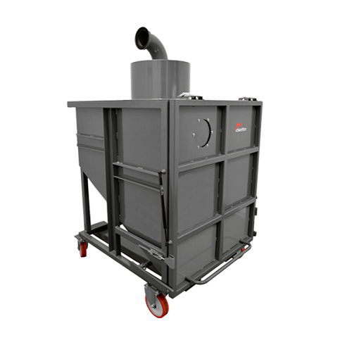 Föravskiljare Delfin 1000 liter tömning via lucka gasfjädrar