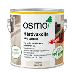 Hårdvaxolja Rapid 3240 Osmo Vit 2,5 l Sidenmatt
