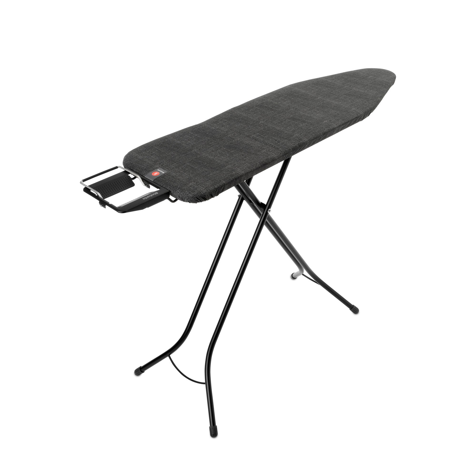 Ångstrykjärnshållare 124x38cm 22mm Svart Ram Denim Black