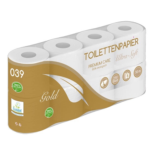 Toalettpapper GOclean Ultra soft 3-lagers 56rl EU Ecolabel