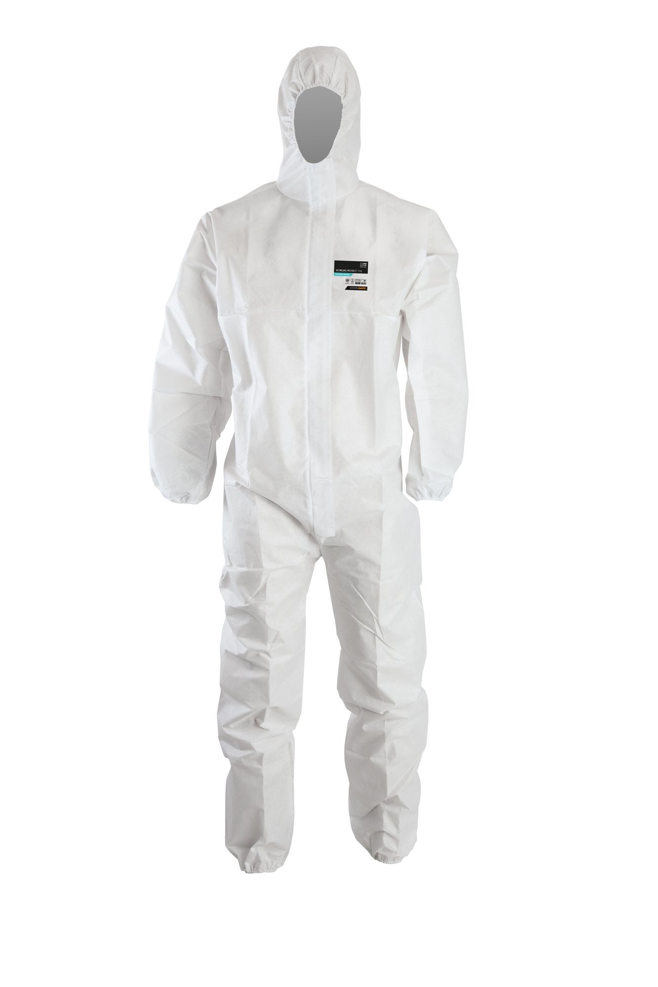 Skyddsoverall Worksafe ProTect 110 Vit L