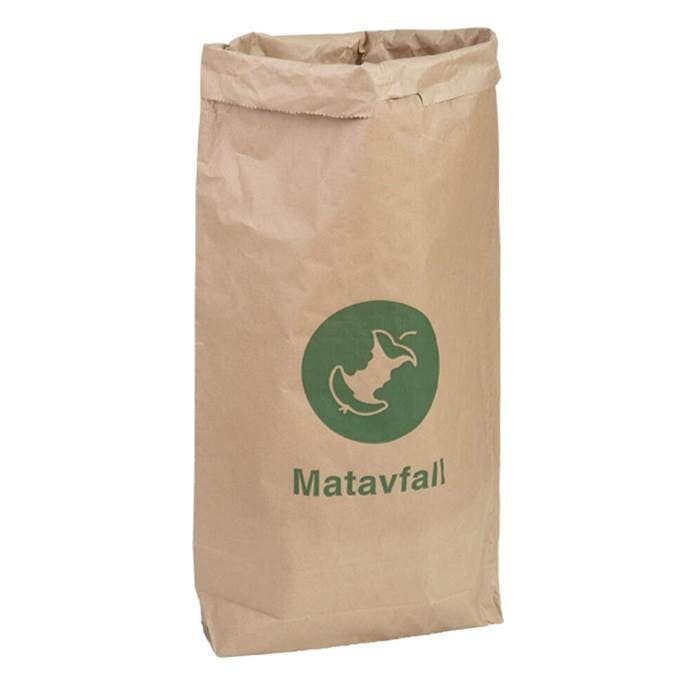 Papperssäck 45L 2-lagers 20st Matavfall