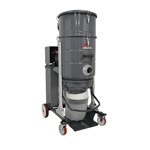 Industridammsugare 3-fas Delfin 7,5kW PN-filterrens