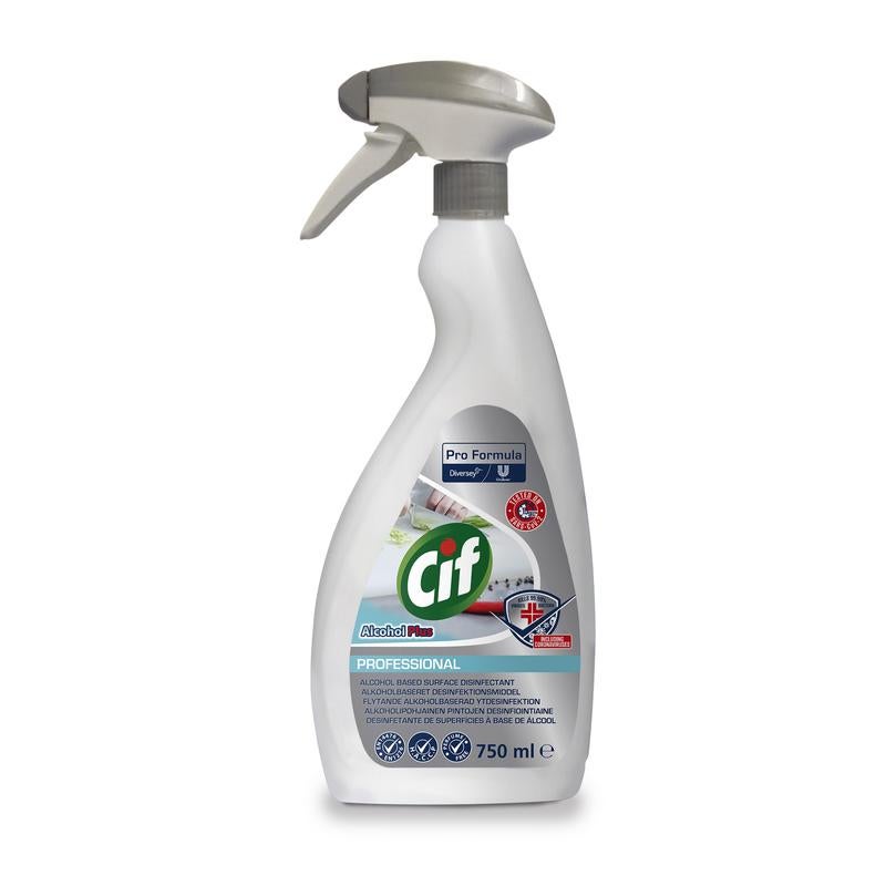 Ytdesinfektion Cif Alcohol Plus 0,75L