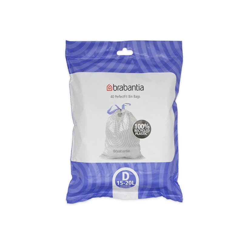 Avfallspåse Brabantia PerfectFit D 15-20L 40st/frp Storpack