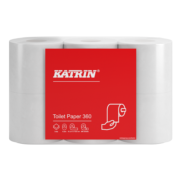 Toalettpapper Katrin Basic 360 2-lag 42rl
