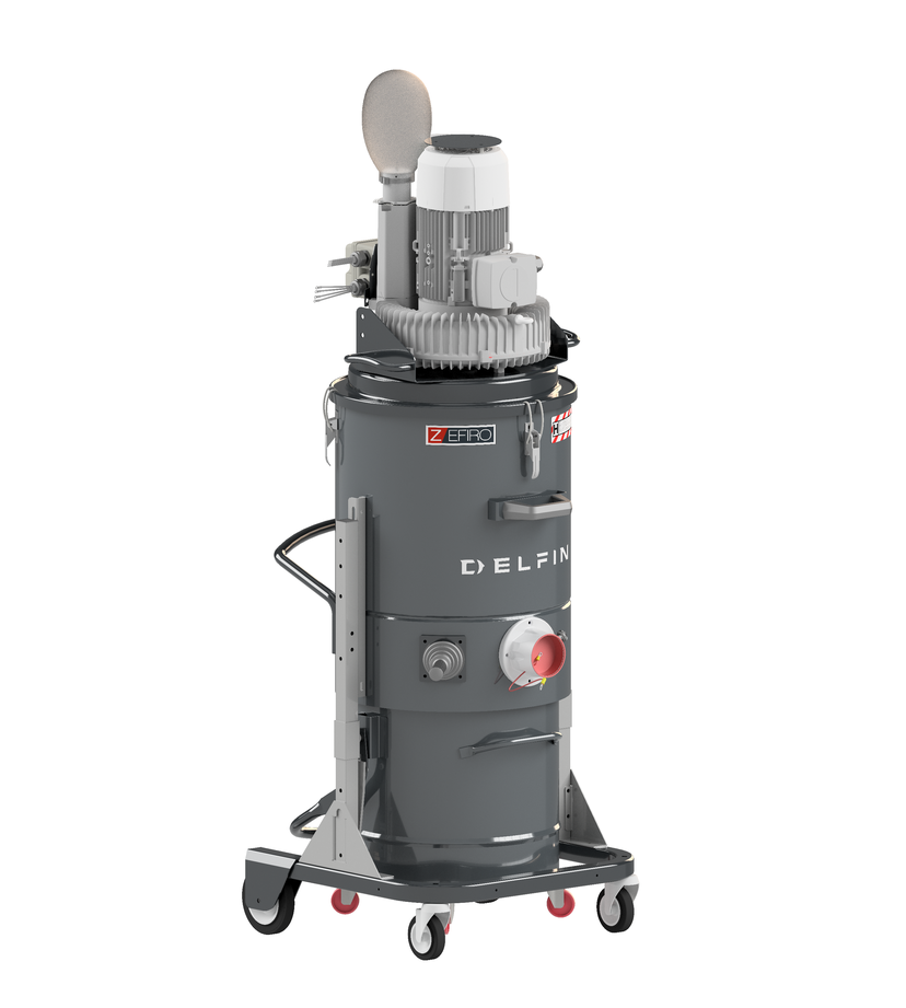 Industridammsugare 3-fas 3kW Delfin Atex22