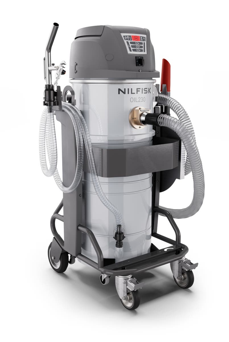 Industridammsugare Nilfisk OIL230 E KW2.2 Olja Metallspån