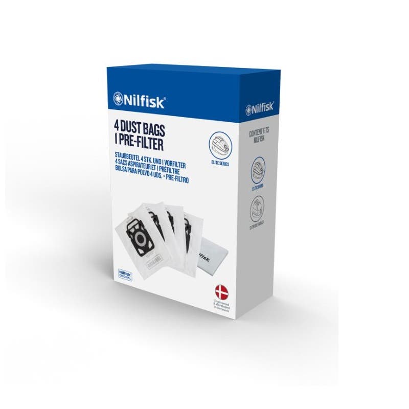 Dammsugarpåsar Nilfisk Extreme, Elite, King 4-pack