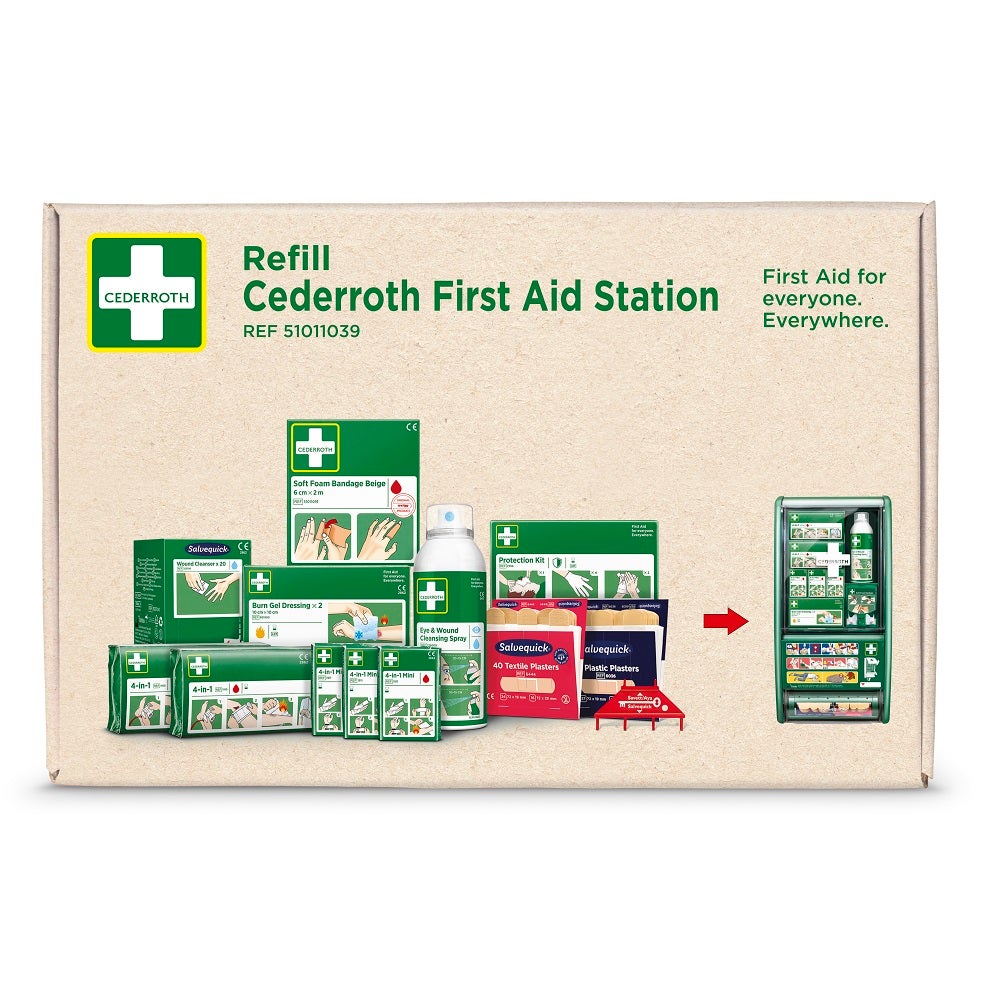 Cederroth Refillpaket Första Hjälpen Station