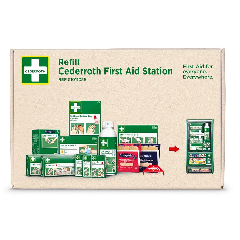 Cederroth Refillpaket Första Hjälpen Station