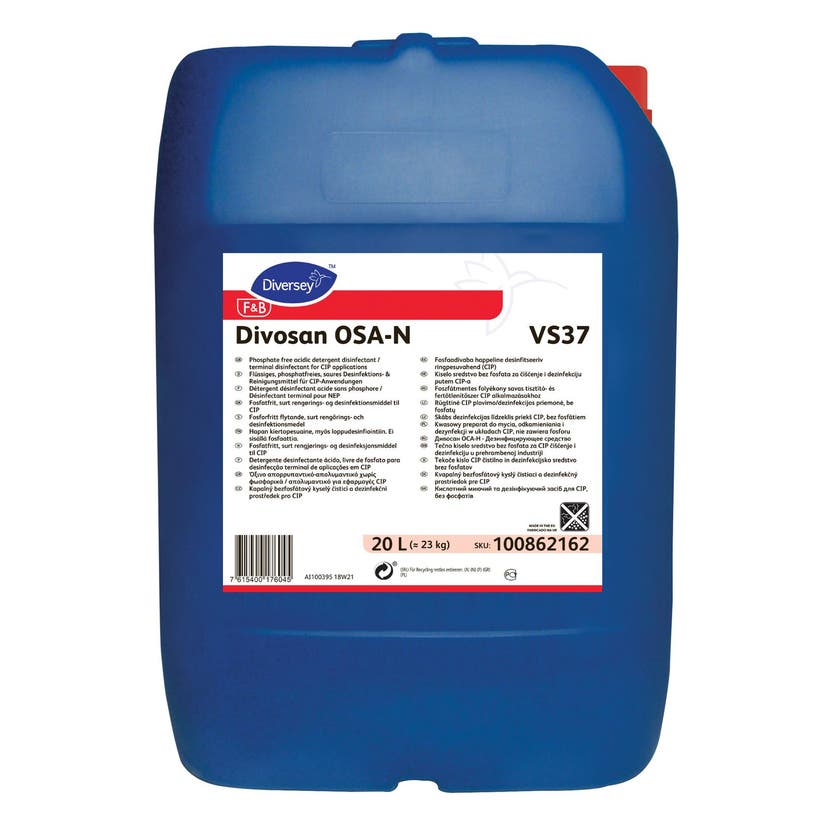 Desinfektionsmedel Diversey Divosan OSA-N VS37 20L