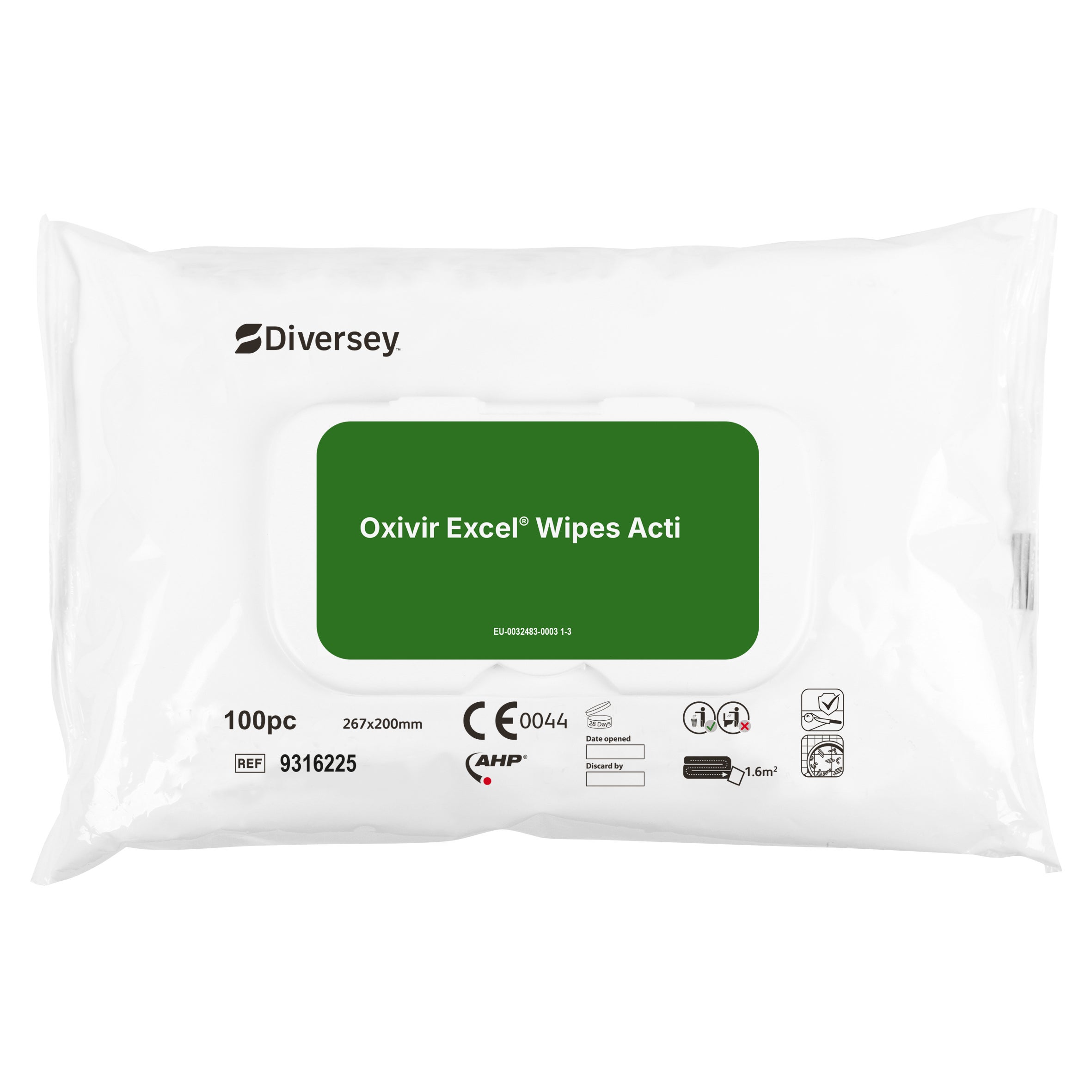 Rengöringsduk DI Oxivir Excel Wipe FLW