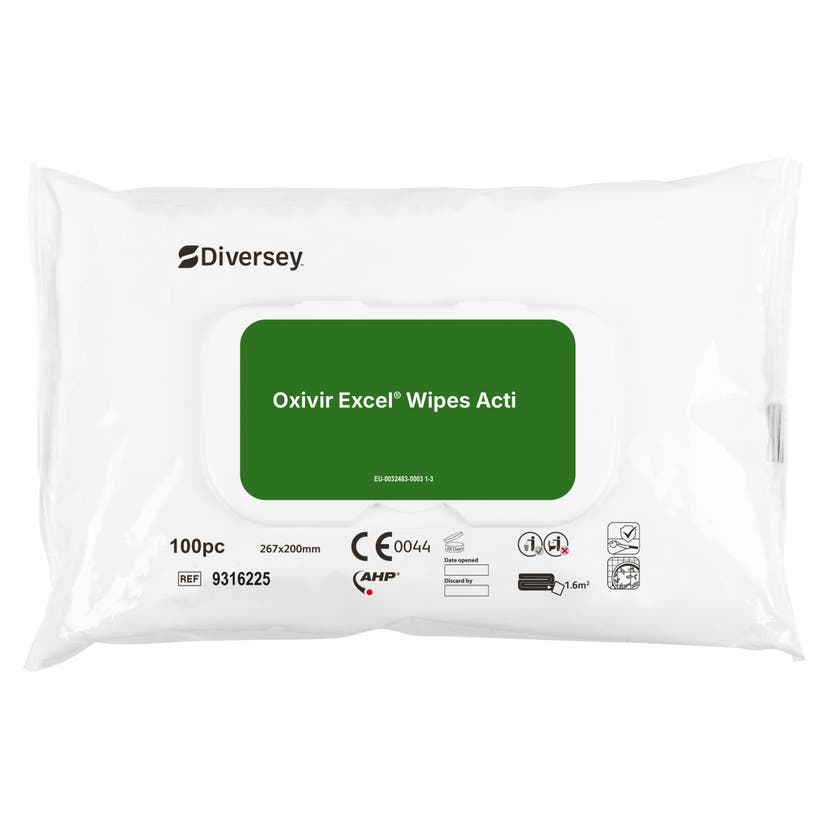 Rengöringsduk DI Oxivir Excel Wipe FLW