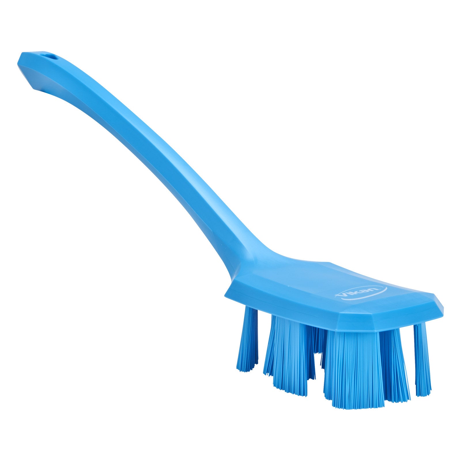 Vikan UST Handborste m/ långt skaft, 395 mm, Hård, Blå