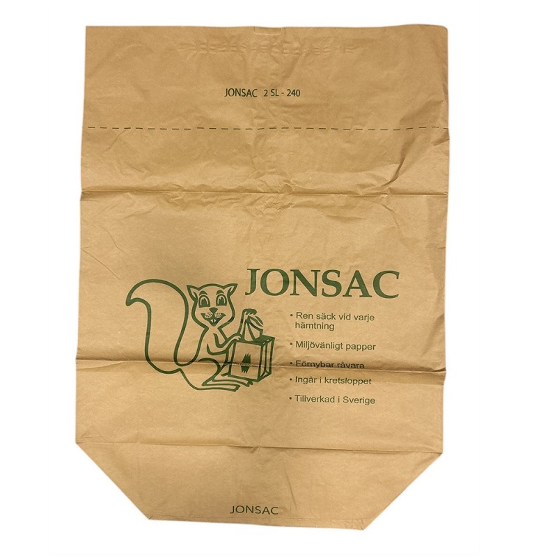 Papperssäck 240L 2-lagers 50st