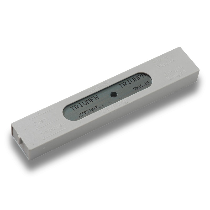 Blad Triumph kolstålblad grå 25-pack