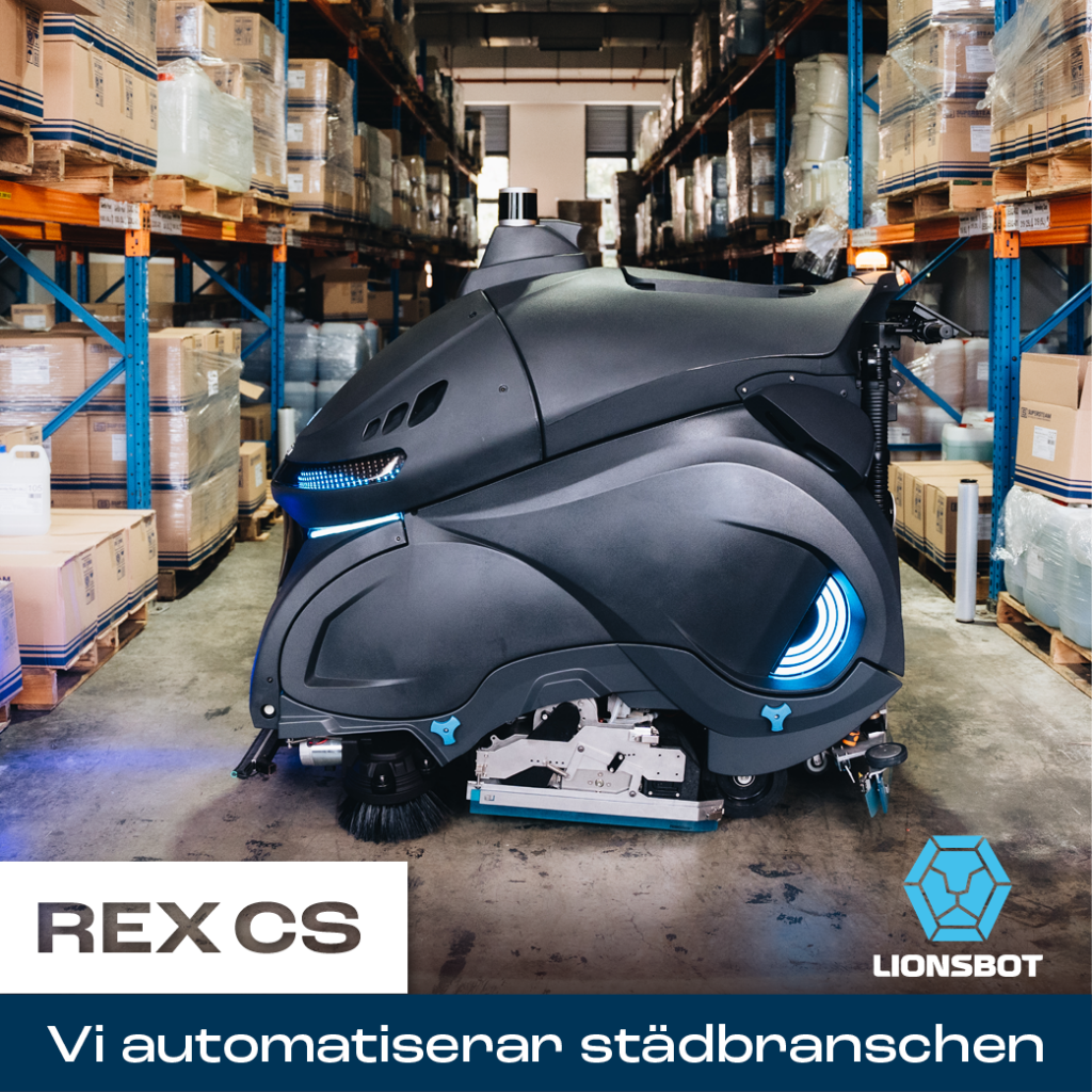 Robotskurmaskin REX CS