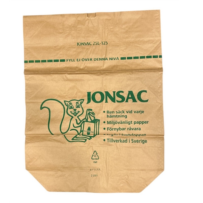 Papperssäck 125L 2-Lagers 50-pack
